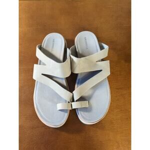 Merrell Juno Wrap Sandals Women’s 10 Leather Slip‑On Comfort Summer Travel